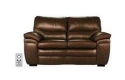 Simone Premium Leather Regular Sofa - Chestnut